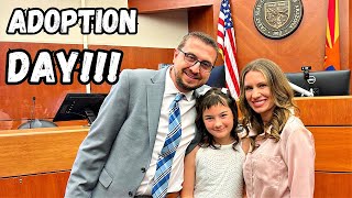 IT'S ADOPTION DAY!!! | We're So Happy | Emotional