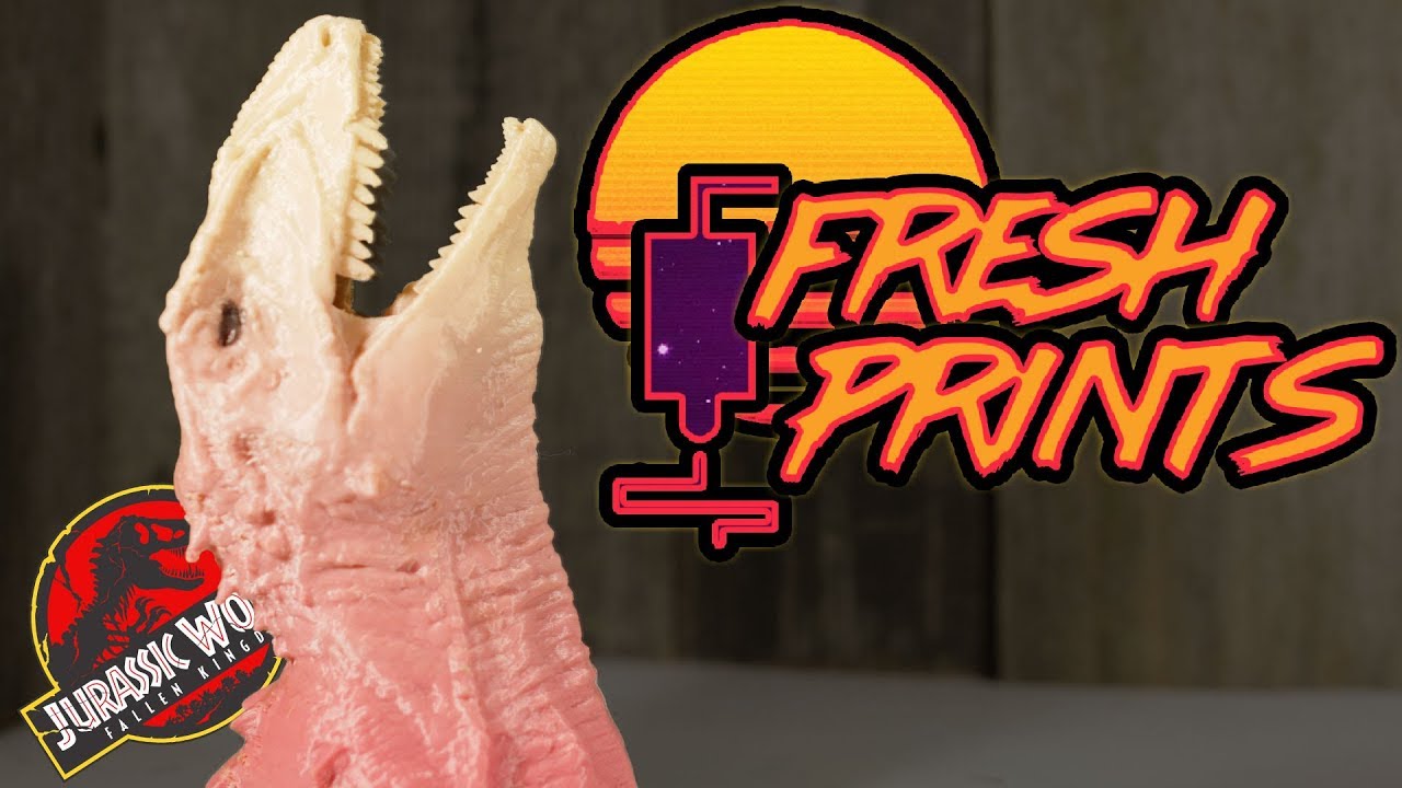 Fresh Prints | 3D Print Dinosaur Bust (Timelapse ...
