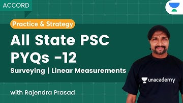 All State PSC PYQs - 12 | Surveying | Linear Measurements | GATE 2023 | Rajendra Prasad