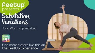 Salutation Variations: Yoga Warm-Up with Lea Zubak (presented by the FeetUp Experience) screenshot 1