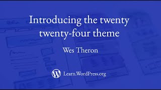 Introducing the twenty twenty-four theme