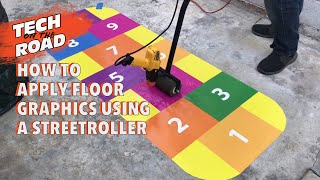 How to Apply Floor Graphics Using a StreetRoller | Arlon Tech On The Road