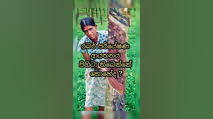 රබර් පර්යේෂණ ආයතනය කොහෙද තියෙන්නේ කියාපල්ලා බලන්න 🤣 where is rubber research institute #shortvideo