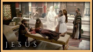 Adela é morta por Caifás e sua alma é levada pelo anjo Gabriel | NOVELA JESUS