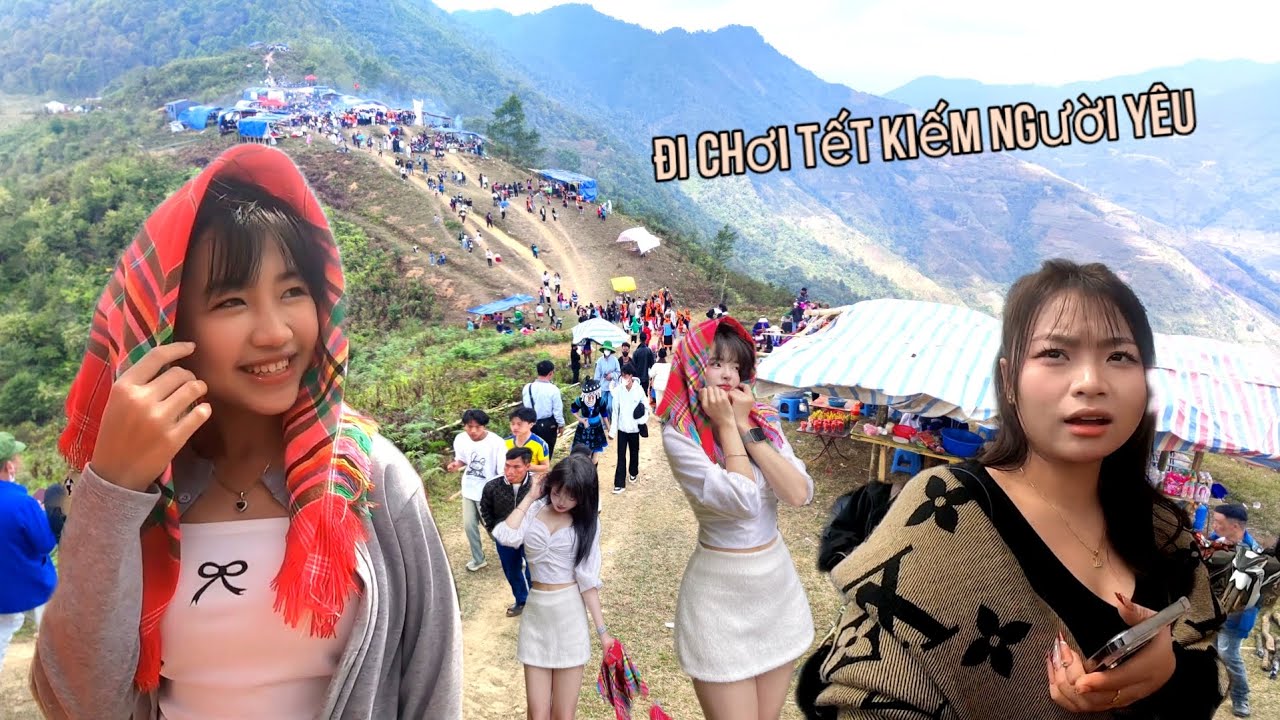 Đi chơi ngày Tết mở hàng đầu năm toàn gặp các gái xinh