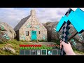 Minecraft in Real Life POV ~ I FOUND REALISTIC DIAMOND VILLAGE in Minecraft Real POV Animation