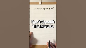 Math Mistake in Taking the Square #mathematics #msth #engineeringmath #engineering