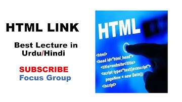 7. Link Tag | HTML Link | Lecture in Urdu/Hindi