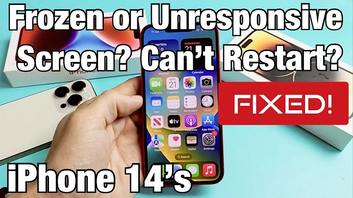 iPhone 14's: Screen is Frozen or Unresponsive? Can't Swipe or Restart? FIXED!