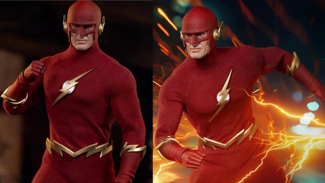 New the flash 90s version sultan of speed 12 inch action figure