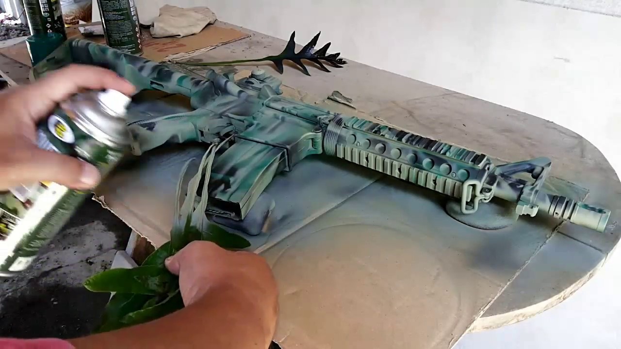 Max 5 Camo >> M4 Carbine : How to Paint Jungle Camouflage with 3 basic ... Max 5 Camo >> M4 Carbine : How to Paint Jungle Camouflage with 3 basic ...