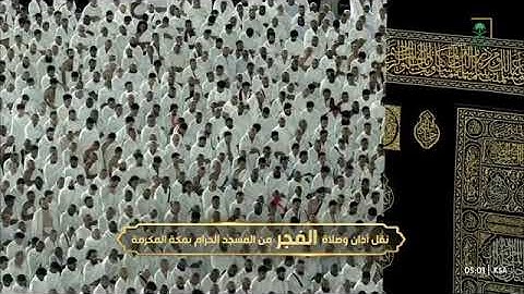 صلاة الفجر للشيخ الوليد بن خالد الشمسان من المسجد الحرام 29 صفر 1447 خواتيم سورة إبراهيم 