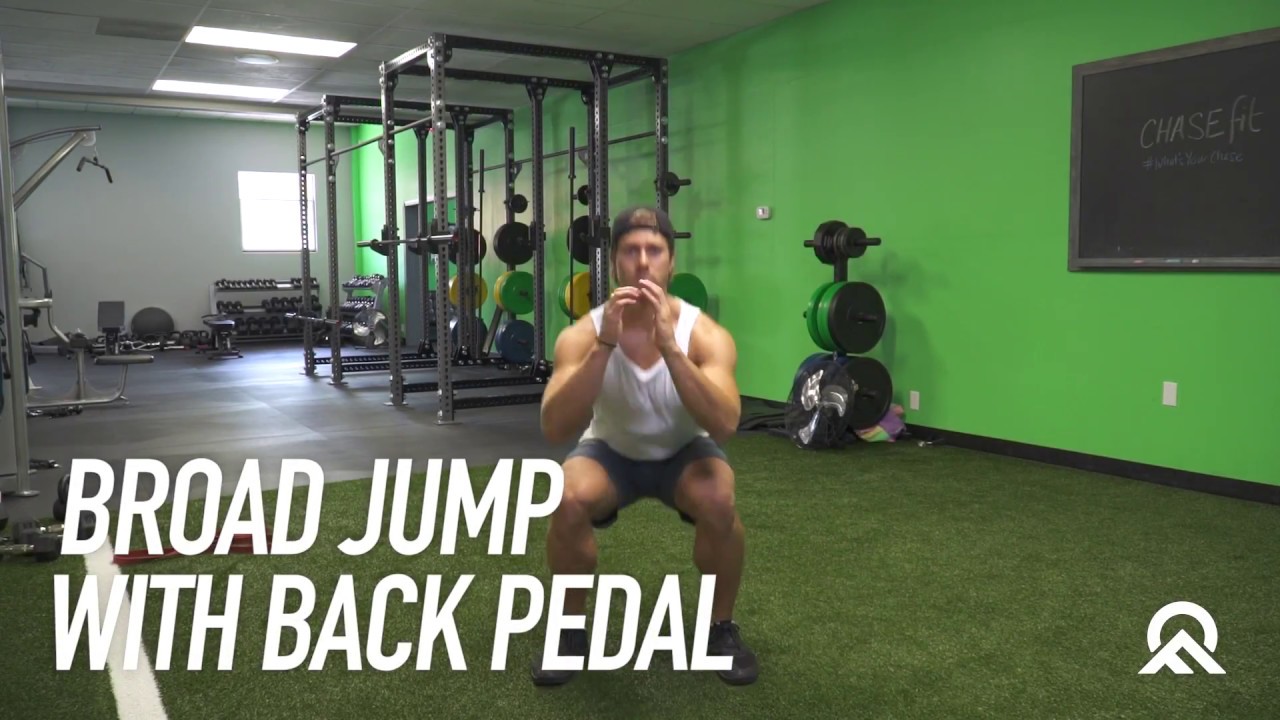 Broad Jump With Back Pedal YouTube