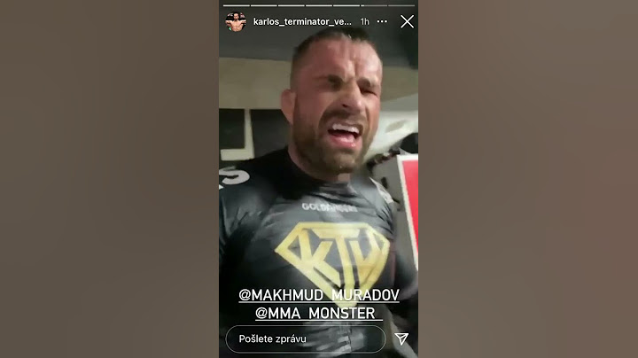 Karlos Vémola po tréninku s Makhmudem  Muradovem