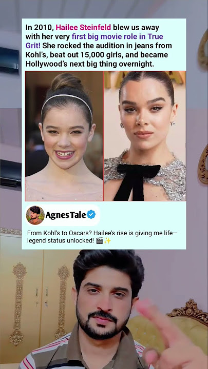 Hailee Steinfeld blew us away with her very first big movie role in True Grit!