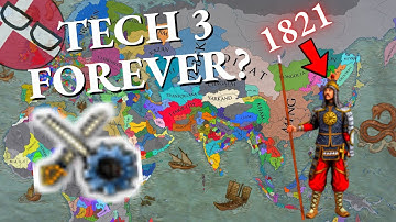 EU4 But Everyone is STUCK AT MIL TECH 3 - AI Only Timelapse