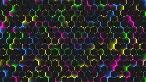 Glowing Polygons Stock Motion Graphics