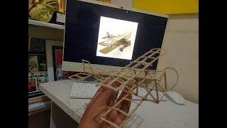 I made this biplane in my room