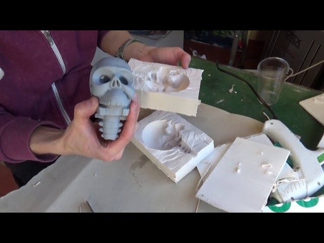 Dragon Mould Making - Timelapse 