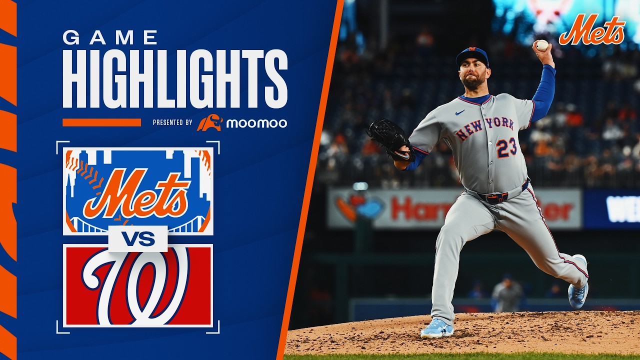 Mets vs. Nationals Game Highlights (8/19/25) | MLB Highlights