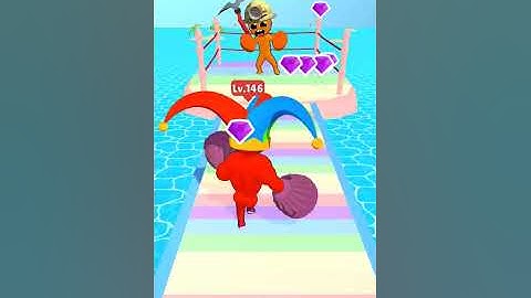 Very satisfying and relaxing ASMR level up runner game