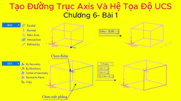 Tạo Đường Trục Axis Và Hệ Tọa Độ UCS | Cimatron CNC NVT ( Chương 6- Bài 1)