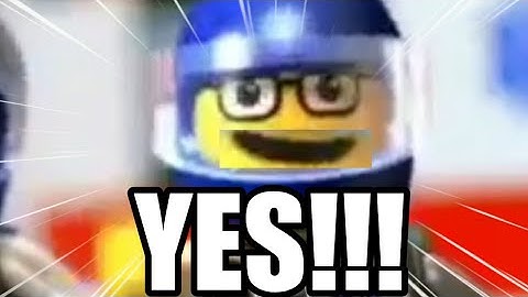 A MAN HAS FALLEN INTO THE RIVER IN LEGO CITY BUT THE HELICOPTER HAS BUILD EARLY