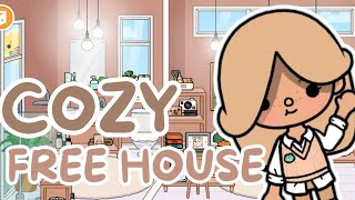 COZY🌱 BROWN FREE HOUSE🤍🐻 [aesthetic house design] IN TOCA LIFE WORLD🌎