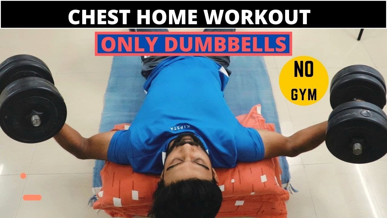 5 Day Dumbbell Chest Workout At Home Without Bench for Beginner