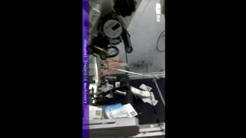 Scratch card labeling machine