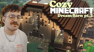 Julien builds his Dream Barn pt. 2 | Cozy Minecraft streams