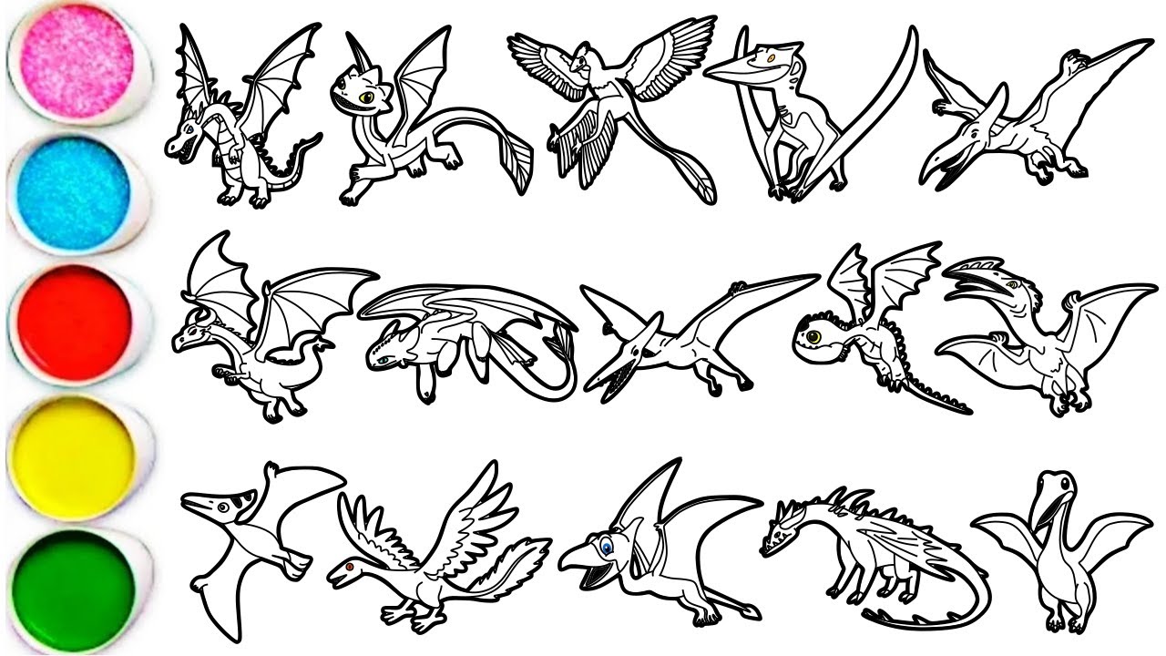 Нарисуйте 15 легендарных существ за считанные минуты — Дракона, Ночную Фурию, Археоптерикса, Микр...