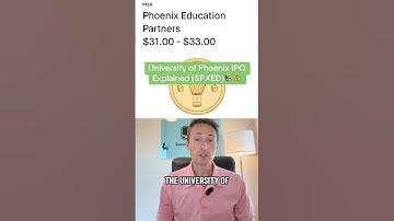 University of Phoenix IPO (PXED) Explained