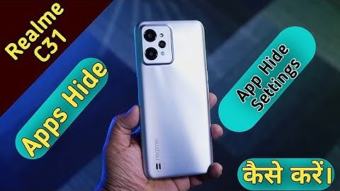 apps hide Realme C31,How To Hide & Unhide Apps in Realme C31,Realme C31 Hide Apps,App Hide in Realme