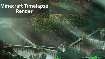 Timelapse Render  - Divine Tree: Build by QuanticsBuild. #minecraft