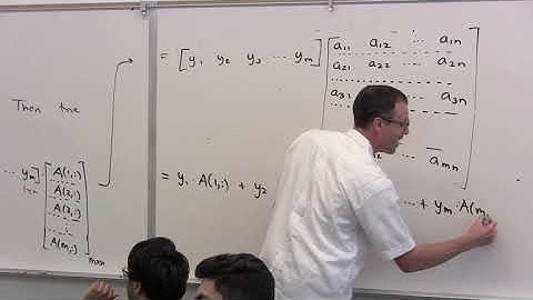 Applied Linear Algebra, Lesson 10, Video 2: Matrix-Vector Multiplication via Row Partition