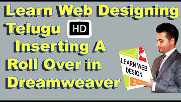 Learn Web Designing in Telugu HD | Inserting A Roll Over in Dreamweaver HD | - Comprint Multimedia