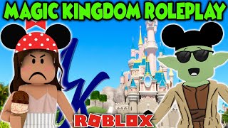 Roblox Roleplay In Magic Kingdom! Creepy Mickey Bots!