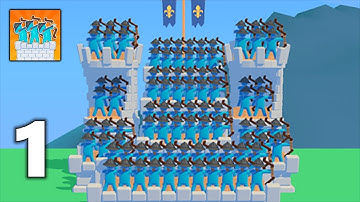 Archery Bastions: Castle War - Part 1 Levels 1-5  Gameplay Walkthrough (iOS,Android Gameplay)