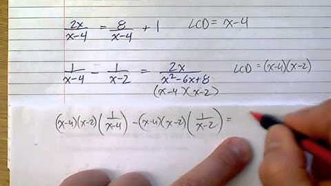 (2.5)  Solving Rational Equations