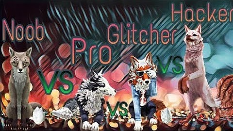 WildCraft - Noob Vs Pro Vs Glitcher Vs Hacker ~ Foxes