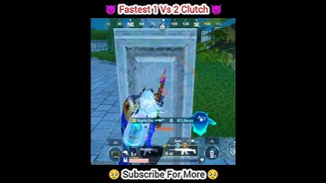 😈 Fastest 1 Vs 2 Clutch | #shorts #bgmi #pubg #gaming #bgmishorts #pubgshorts #viral #viralshorts