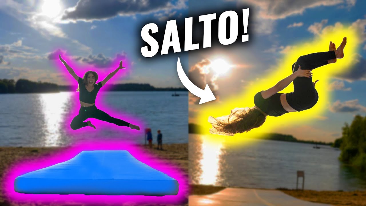 Mit XXL AIRTRACK an den SEE! (10 Meter lang) || DAILY VLOG 311