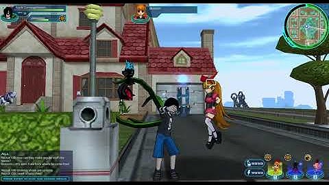 FusionFall short: Dancing with Nano Demongo ft. Blossom