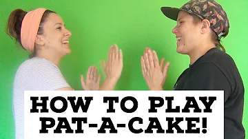 Patty Cake how to play - with song lyrics hands clapping game