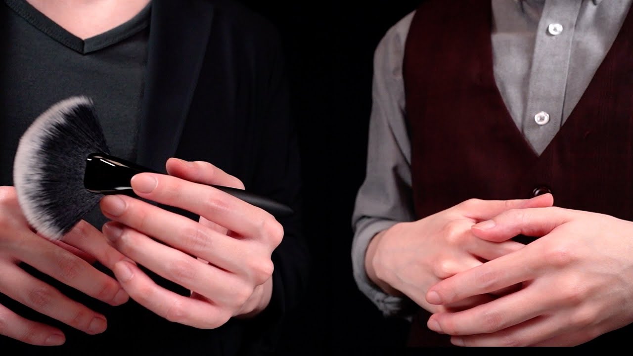 [ASMR]Профессиональный массаж для снятия усталости и макияж(без речи)