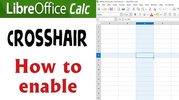 Row and Column Highlighting - LibreOffice Calc
