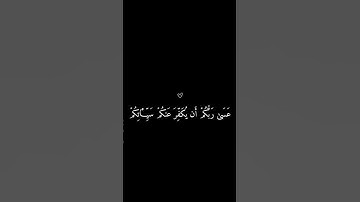 سورة التحريم - تلاوة جميلة تخشع لها القلوب بصوت #محمد الحيدان #ايات قرانيه قصيره ارح سمعك♡ #تلاوات