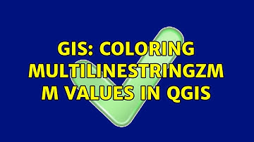 GIS: Coloring multilinestringzm M values in QGIS