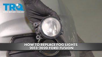 How to Replace Fog Lights 2013-2020 Ford Fusion